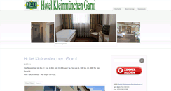 Desktop Screenshot of hotel-kleinmuenchen.at